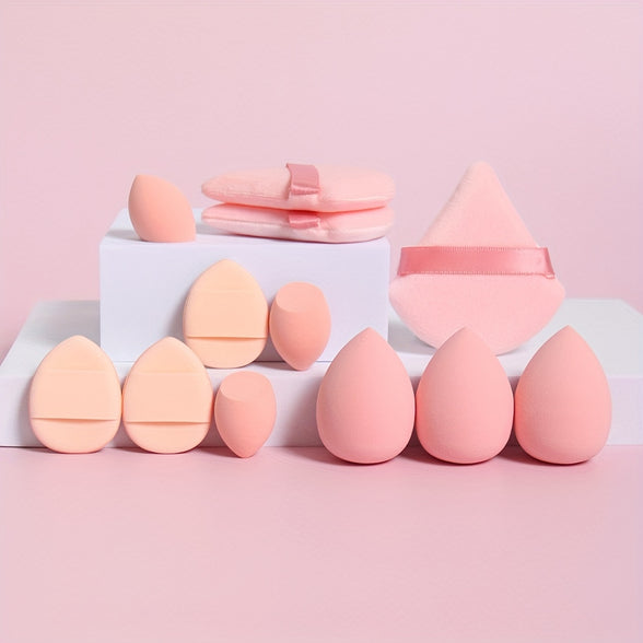 12-Piece All-Purpose Makeup Sponge Puff Set: The Ultimate Beauty Blending Collection