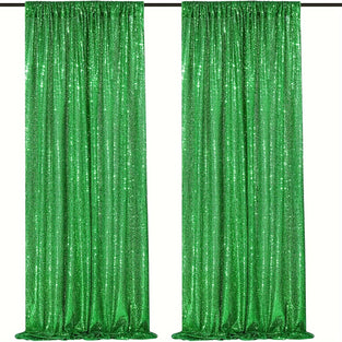 1pack 60*240cm Purple Sequin Backdrop Curtains, Glitter Background Curtains For Christmas, Birthday, Wedding, Party Decoration Home Decor