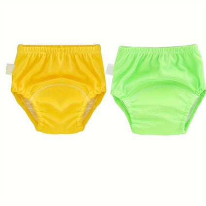 Toddler Putty Training Underwear 2 Pack 6 Layer Washable Comfort for Boys and Girls 0-3 Years