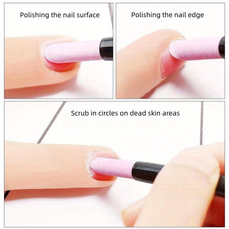 Stone Sanding Nail Set 2 to 5 Pieces Professional Nail Care Solutions for All Nail Types