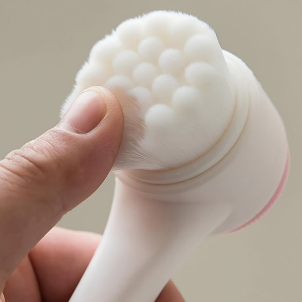 Double-Sided Silicone Facial Cleansing Brush: The Ultimate Skincare Tool