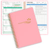 3-in-1 Wellness Planner: Fitness Log, Daily Diet Tracker, Meal Habits Notebook - A5 Size