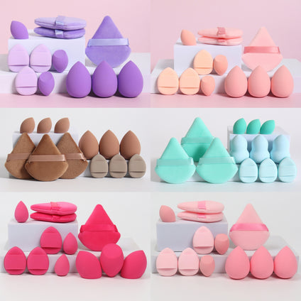 12-Piece All-Purpose Makeup Sponge Puff Set