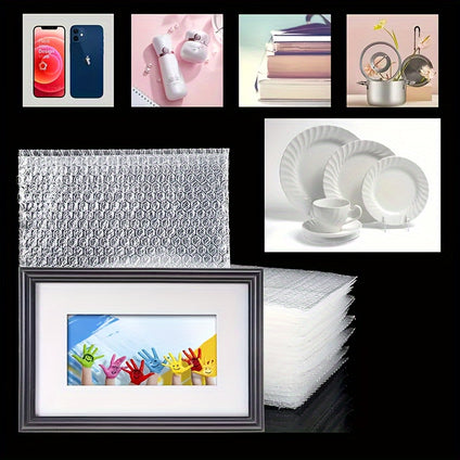 100pcs ShockResistant Clear Bubble Mailers for Shipping