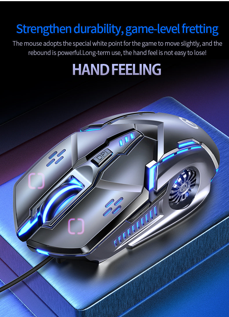 G-601099512521718 Mechanical Gaming Mouse: The Ultimate Silent Mouse for Computer Racer Enthusiasts