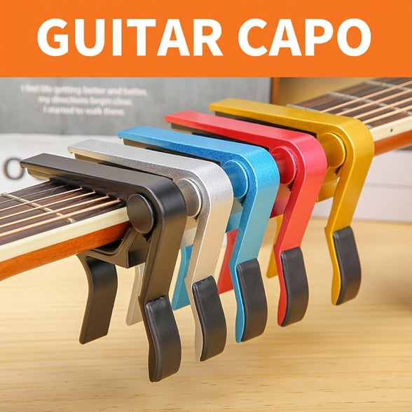 Premium Aluminum Alloy Guitar Capo: Quick Change Clamp for Guitarists of All Styles