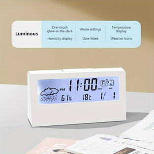 LCD Clock With Lights