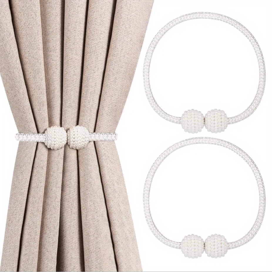 Elegant 2-Piece Magnetic Curtain Tiebacks