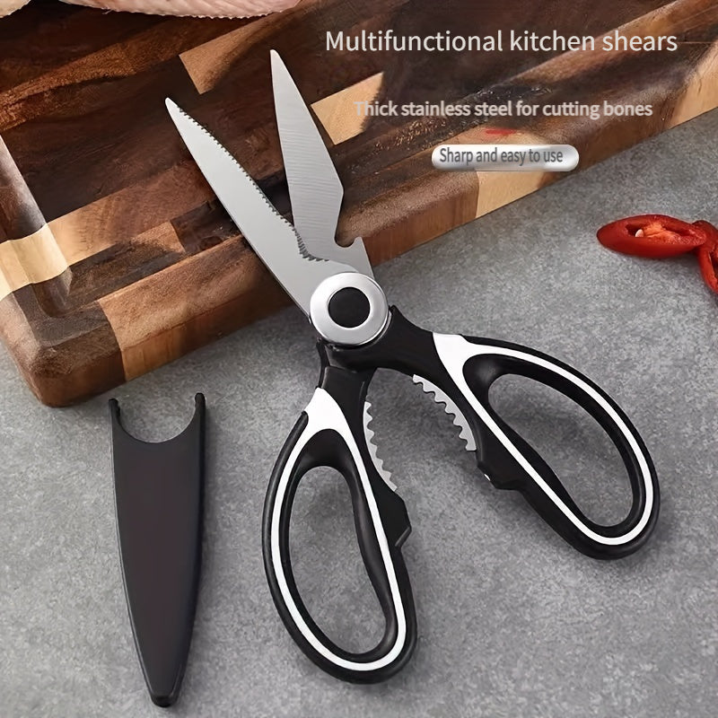 Multifunctional Stainless Steel Kitchen Scissors