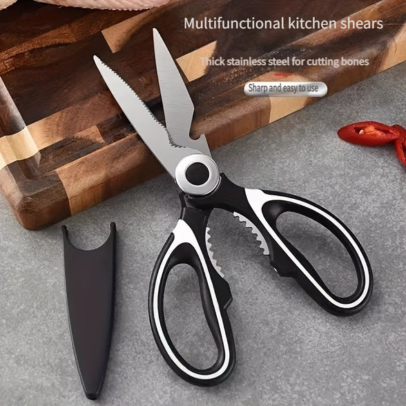 Multifunctional Stainless Steel Kitchen Scissors