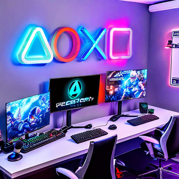 Glow Up Your Gaming Space with USB Powered LED Neon Lights