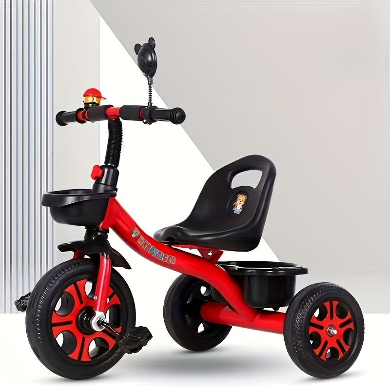 Kids Stainless Steel Tricycle for Ages 3 to 6 Safe and Practical