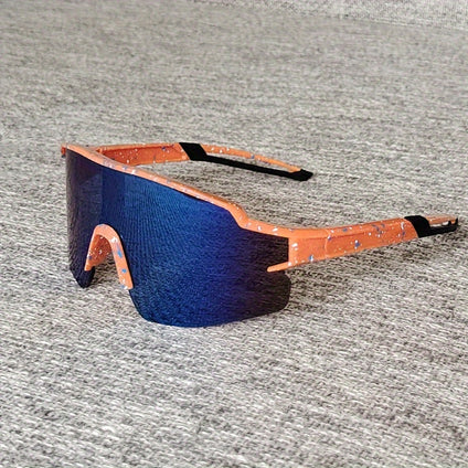 1pc Y2K Boy's Outdoor Sports Cycling Colorful Fashion Glasses, Boys And Girls Bicycle Glasses, Dustproof Travel Outing Sports