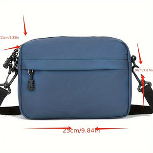 1pc Simple Fashion Crossbody Bag, Waterproof Casual Sling Bag