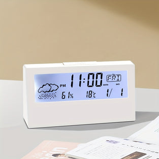 LCD Clock With Lights