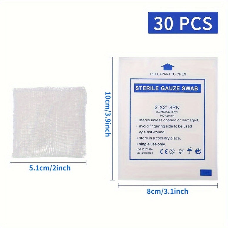 Absorbent Disposable Hemostatic Cotton Gauze