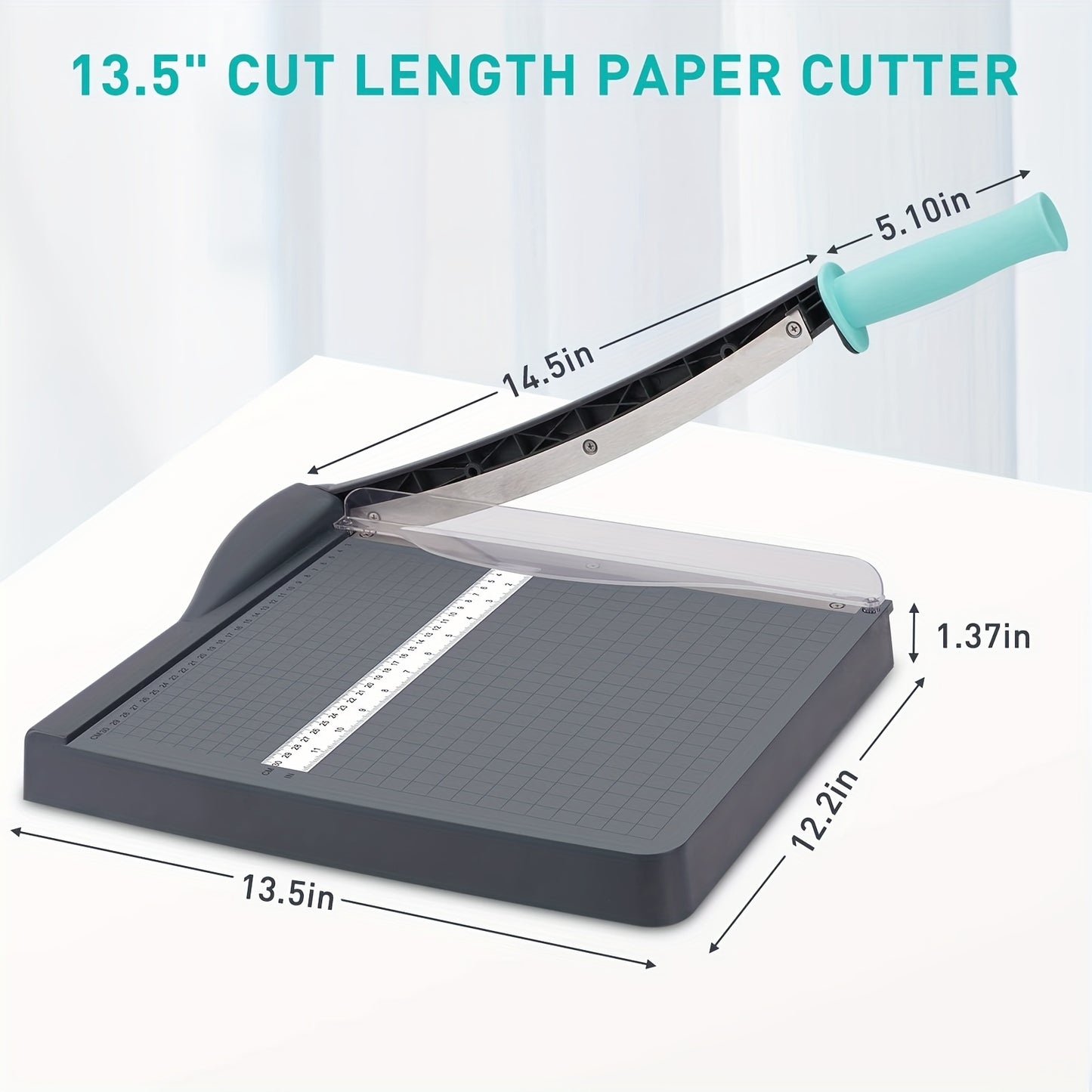 12 Inch Paper Cutter with Guard and Blade Lock Efficient Cutting Tool