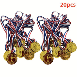 20pcs Plastic Winner Award Medals