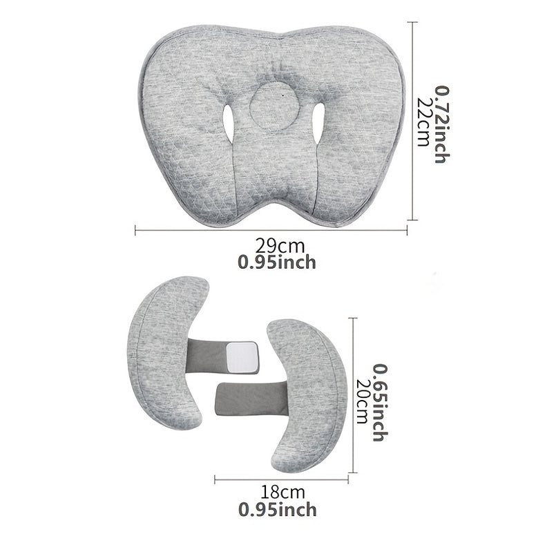 وسادة رأس مقعد السيارة للأطفال ووسادة رقبة للمواليد رفيق السفر المثالي دعم أساسي لرقبة ورأس المولود يعزز الوضعية الصحية تصميم مريح وآمن مواد متميزة وقابلة للتنفس سطح ناعم ومريح لجعل كل رحلة أكثر متعة