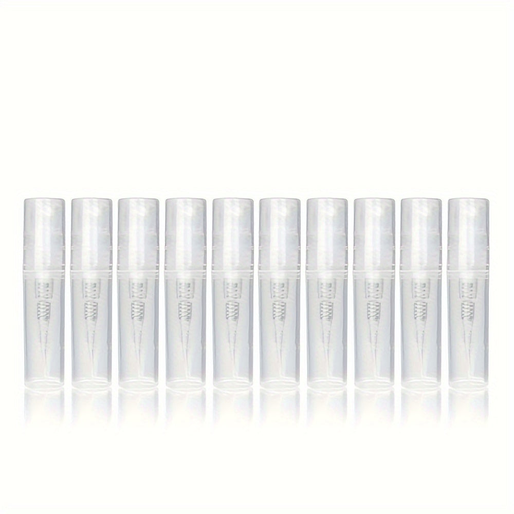 10-Pack Refillable Mini Perfume Atomizers: Portable