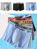 Men's Summer Mesh Ice Silk Boxer Briefs - Antibacterial and Breathable Trunks for Daily Wear and Sports