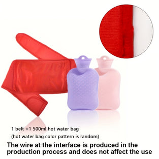 Winter Waist-Warming Hot Water Bag Belt: Comfortable Abdomen and Back Support