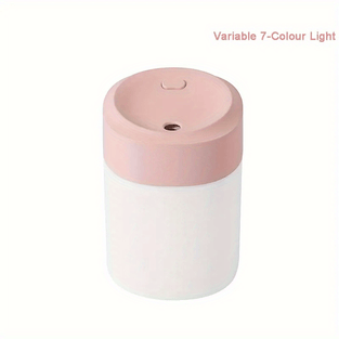 Portable Mini Automotive Aroma Diffuser, 200mL USB Desktop Automotive Aroma Diffuser, 7-Color Light