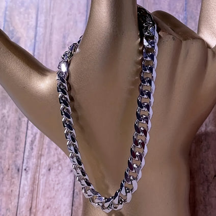 Stainless Steel Cuban Chain Set perfect for Couples