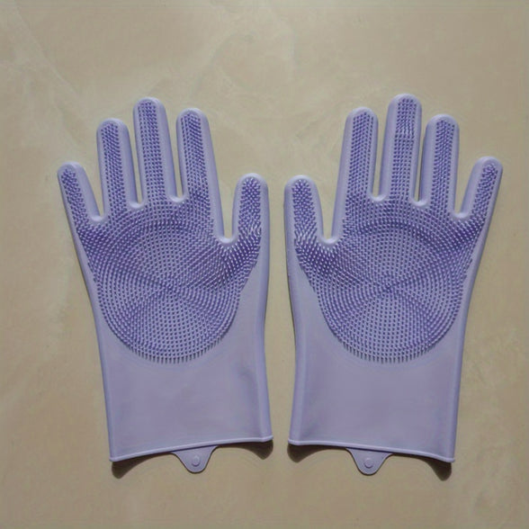 Multi-Functional Silicone Dishwashing Gloves