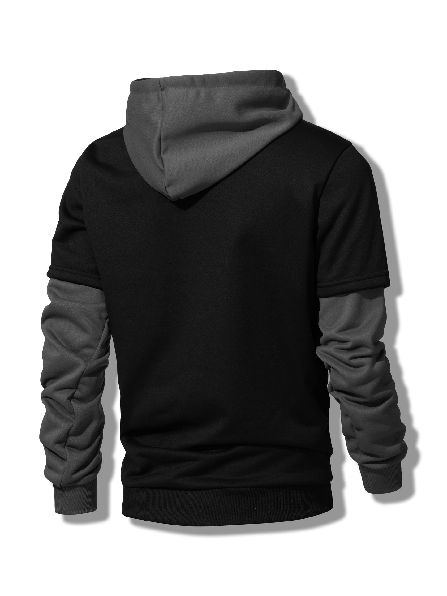 Sword and Wings Men's Long Sleeve Hoodie: Street Casual Fashion for Fall and Winter