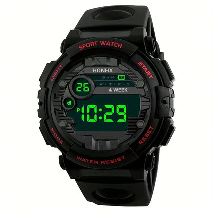 Men's LED Digital Sports Watch with Stopwatch