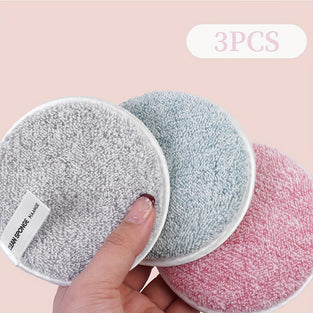 3pcs Lazy Makeup Remover Puff