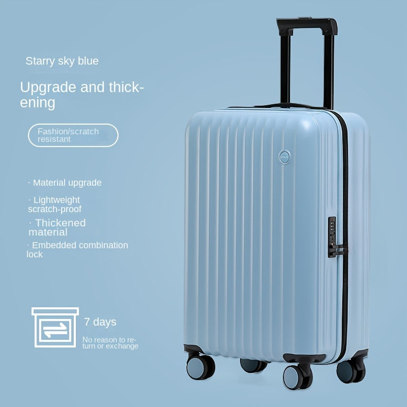 Durable Spinner Wheel Suitcase: Stylish Luggage for Boys and Girls with Password Lock