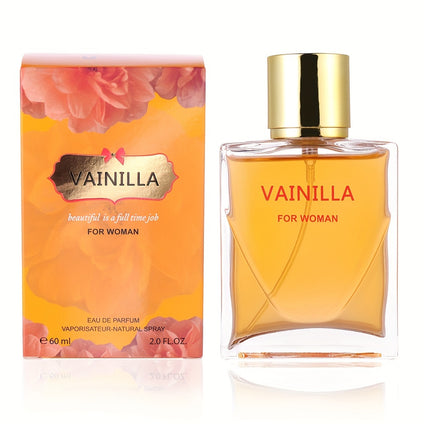 60ml Women's Coconut Vanilla & Lily of the Valley Eau De Parfum - Fresh Floral Scent, Alcohol-Based, Talc-Free