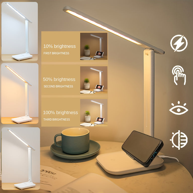 Smart & Stylish USB Rechargeable LED Desk Lamp