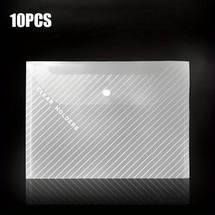 10-Pack A4 Transparent Plastic