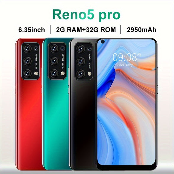 Reno5 Pro Smartphone: Dual SIM, Face Recognition, and Long Battery Life