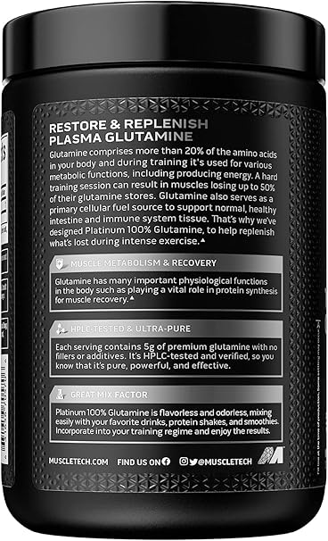 MuscleTech Platinum Glutamine 302 G