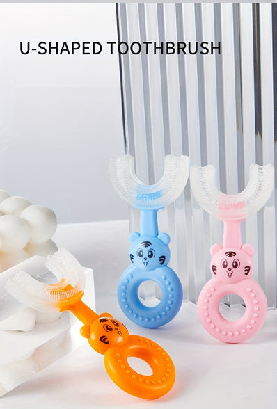 Soft Silicone U Shaped Baby Toothbrush for Infants