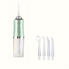 Intelligent Pressure Control Electric Water Flosser for Deep Teeth and Gum Cleaning - Available in Coral Powder & Mint Green