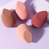 Flawless Beauty Blender Set: 4pcs Makeup Sponge for Liquid, Powder, and Cream - Wet and Dry Use