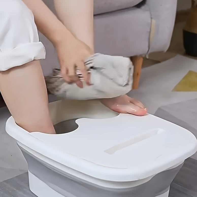 Portable Foldable Foot Spa with Massage Roller