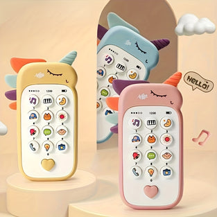 Baby Phone Toy Music Sound Unicorns Telephone Sleeping Toys