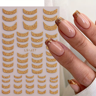 Nail Sticker French Line Nail Art Stickers