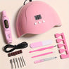 Nail Art Kit Complete Gel Polish Tools for Salon Quality Manicures