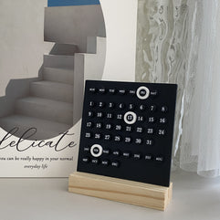 Charming Mini DIY Desktop Calendar: Stylish Office & Holiday Decor