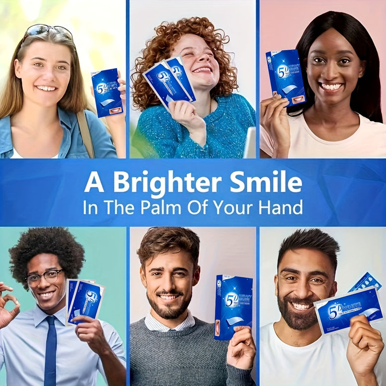 Brighten Your Smile with Our Convenient Teeth Whitening Strips for Home and Travel