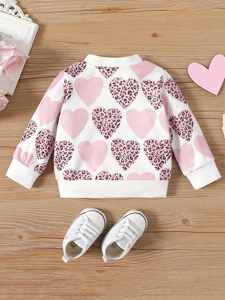 Leopard Love Printed Toddler Sweatshirt