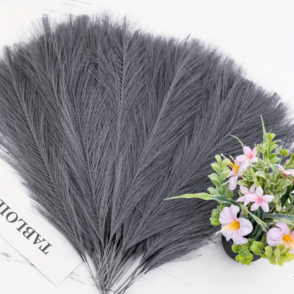 Bohemian Elegance: Set of 5 Artificial Pampas Grass