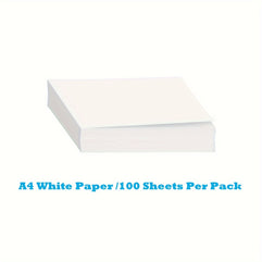 A4 White Thermal Paper 100 Sheets High Quality Compatible with Laser Inkjet Printers